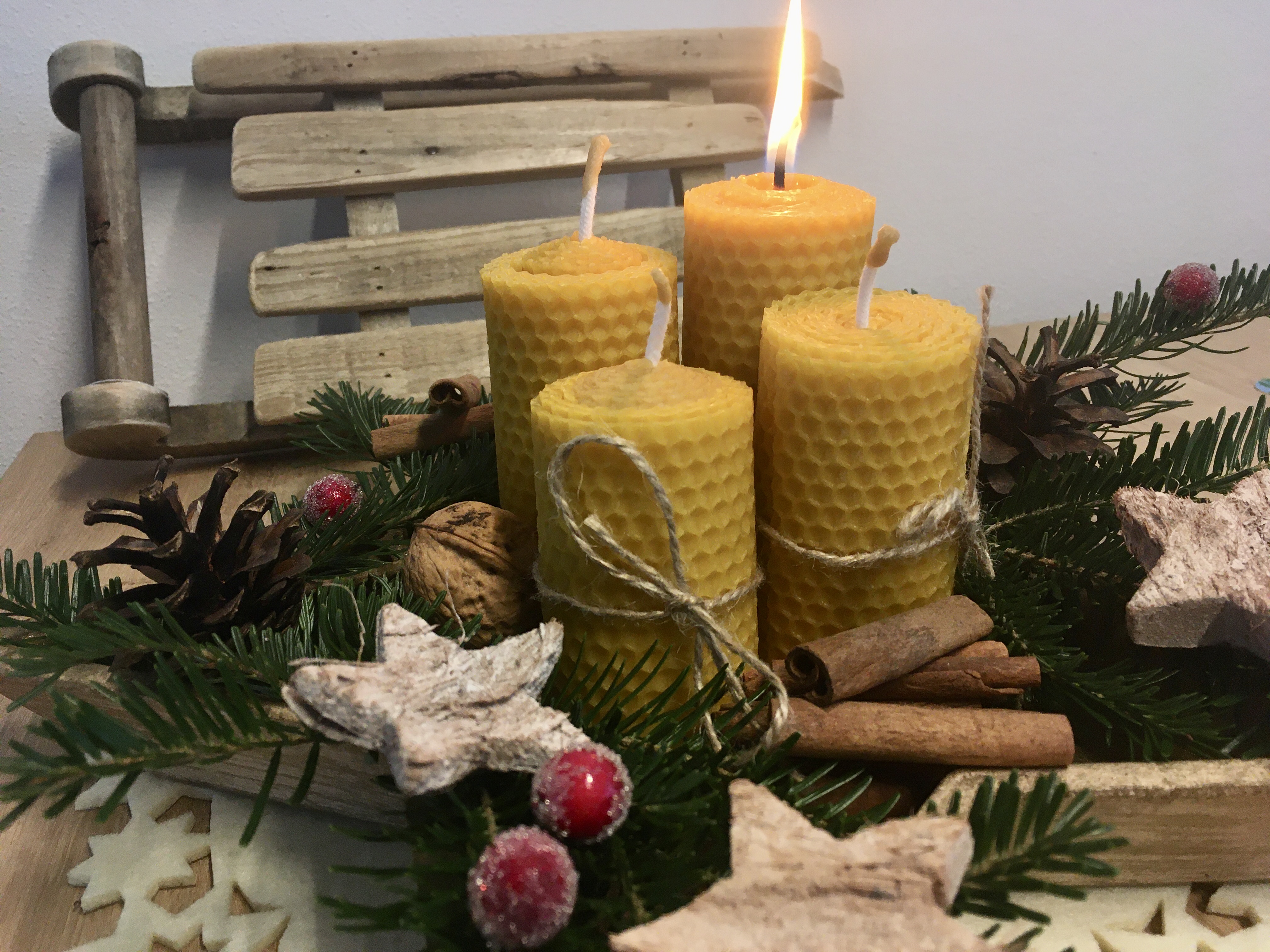 Adventní postupné svíčky 