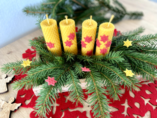 Sada na výrobu svíček "ADVENTNÍ SVÍČKY S HVĚZDOU"